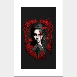 Gothic Woman Posters and Art